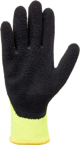 Kramp - KG0600109 - Yellow Nylon Work Gloves 25.3 CM Long Size 9/L Protect by Kramp