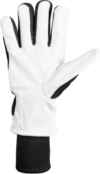 Kramp - KG0600410 - Work Gloves Black-White Leather/Spandex Size 10/XL Protect by Kramp