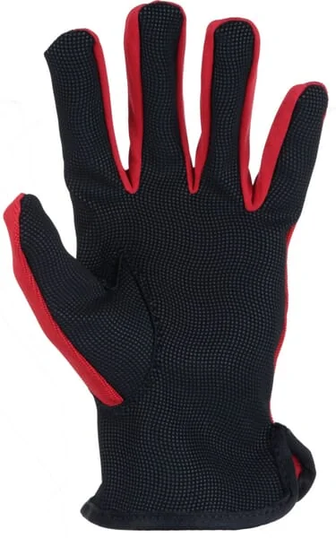 Kramp - KG0700611 - Rot-Schwarz Kunstleder/Spandex Gartenhandschuhe Groesse 2XL