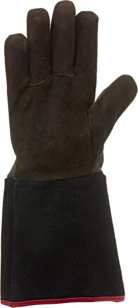 Kramp - KG0800409 - Black Leather Welding Gloves Size 9/L Protect By Kramp