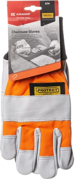 Kramp - KG0900112 - Forsthandschuhe aus Orange-Schwarz-Weiss Leder/Polyamid Groesse 3XL