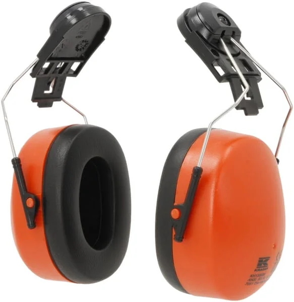 Kramp - KH130006 - Ear Defenders, Helmet Mounted, Orange SNR:25.9db
