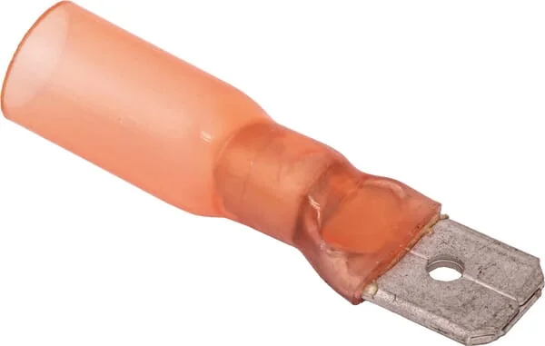 Kramp - KK500515 - Terminal Blade Male, Red, 0.5-1.5mm² 6.3x0.8mm (25x)