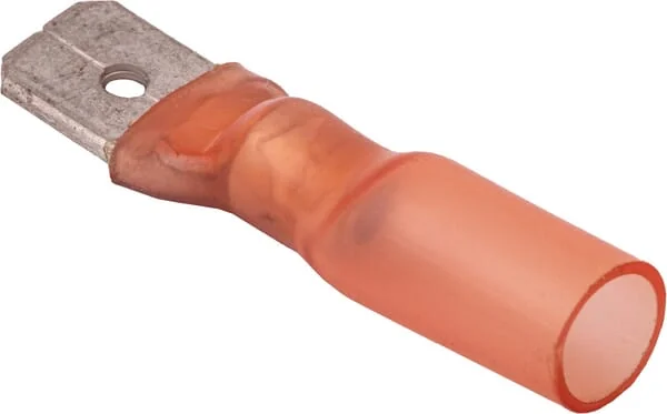 Kramp - KK500515 - Terminal Blade Male, Red, 0.5-1.5mm² 6.3x0.8mm (25x)