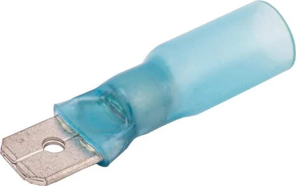 Kramp - KK501525 - Terminal Blade Male, Blue, 1.5-2.5mm² 6.3x0.8mm (25x)