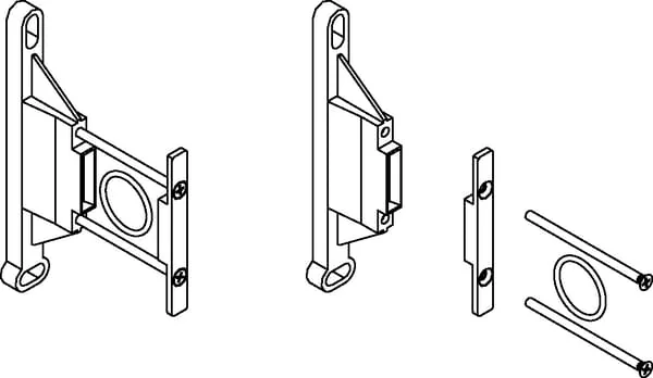 Kramp - KPWPB1 - Coupling Package For Wall Mou