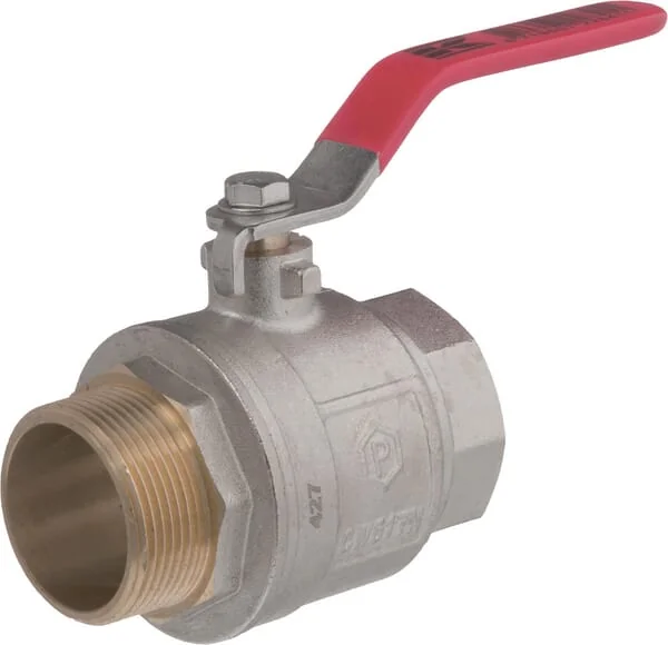 Kramp - KS112MKR - Ball Valve BSP Fem./Male 1 1/2" + SS Handle