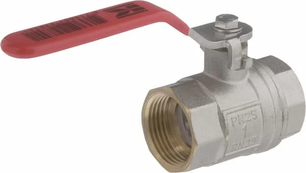 Kramp - KS1FKR - Ball Valve BSP 2x Female 1" + SS Handle