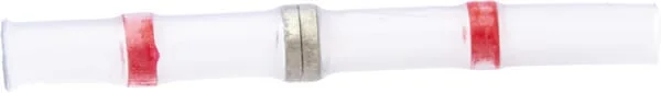 Kramp - KSK300515 - Butt Connector, Red, 0.8-2mm² 42mm Diameter 2.7mm (10x)