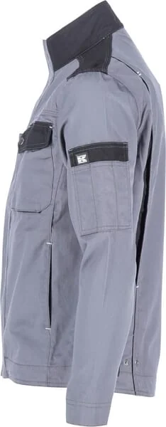Kramp - KW101024090054 - Light Work Jacket, Grey-Black, Size L, EU:52-54, Kramp Original