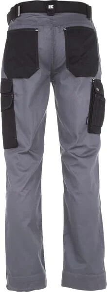 Kramp - KW102024090085 - Unisex Work Pants, S, W30-34", Grey-Black, Kramp Original