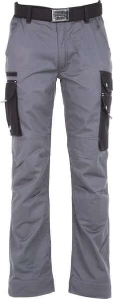 Kramp - KW102024090128 - Unisex Work Pants, 4XL, W47-51", Grey-Black, Kramp Original