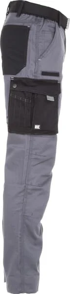Kramp - KW102024090128 - Unisex Work Pants, 4XL, W47-51", Grey-Black, Kramp Original