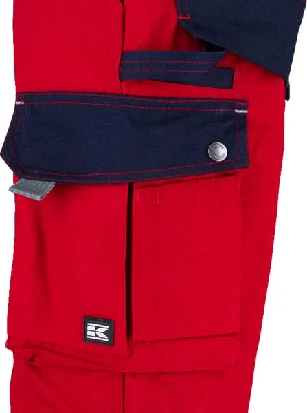 Kramp - KW102030080106 - Unisex Work Pants, XL, W38-40", Red-Blue, Kramp Original
