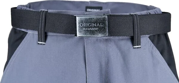 Kramp - KW102030090080 - Work Pants, Unisex, xs, W28-32", Grey-Black, Kramp Original