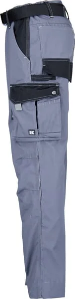 Kramp - KW102030090098 - Work Pants, Unisex, l, W35-39", Grey-Black, Kramp Original