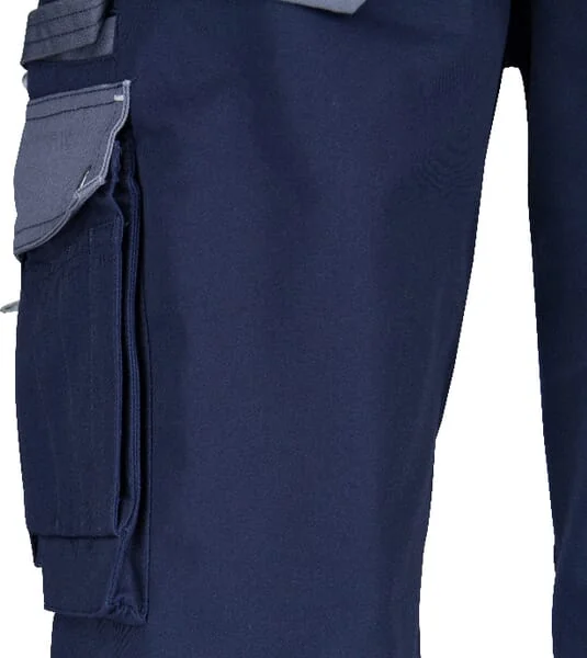 Kramp - KW102030091075 - Work Pants, Unisex, 2xs, W26-30", Blue-Grey, Kramp Original