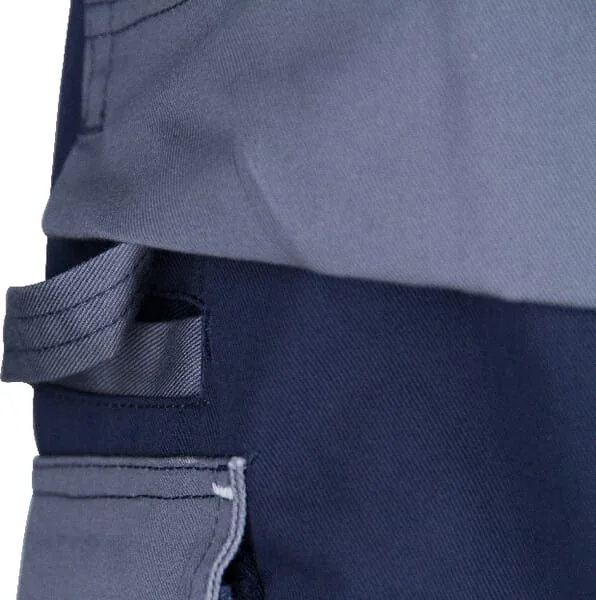 Kramp - KW102030091080 - Work Pants, Unisex, xs, W28-32", Blue-Grey, Kramp Original