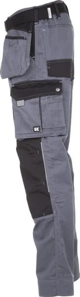 Kramp - KW102830090080 - Pants, Unisex, XS, W28-32", Grey/Black, Kramp Original