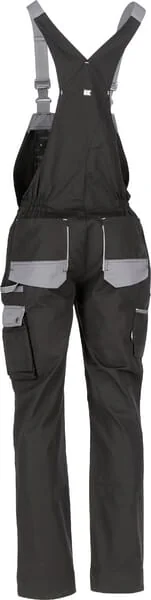 Kramp-kw103030089085 - Dungarees, size S, black/grey, Kramp Original