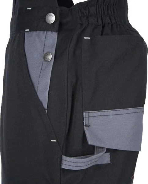 Kramp-kw103030089085 - Dungarees, size S, black/grey, Kramp Original