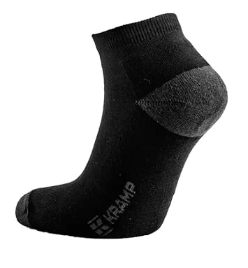 Kramp - KW12900040343 - Sport Socks UK: 6-8 (39-43), Black, 2 Pairs