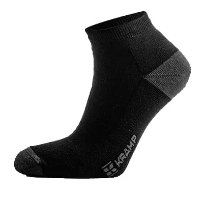 Kramp - KW12900040346 - Sport Socks UK: 9-11 (44-46), Black, 2 Pairs