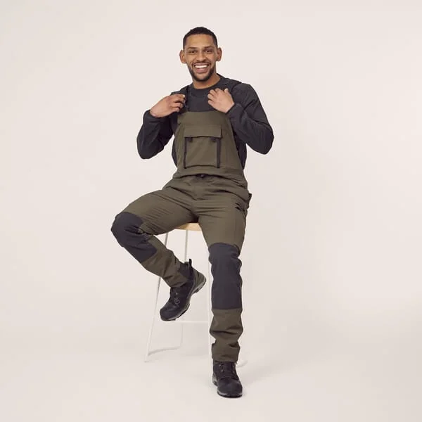 Kramp - KW203445002106 - Overalls, Size XL UK:36-38, Olive, 4 Way Stretch, Kramp