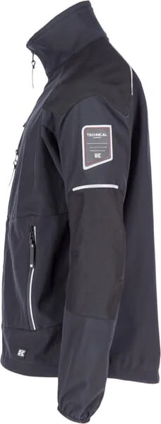 Kramp - KW211680001054 - Men's Softshell Jacket, Black, Size L, EU:52-54, Kramp Technical