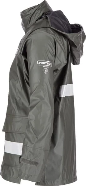 Kramp - KW3182025046 - Raincoat, Green, Size XS, EU:46, Kramp Protect