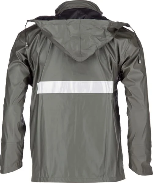 Kramp - KW3182025050 - Raincoat, Green, Size M, EU:50, Kramp Protect