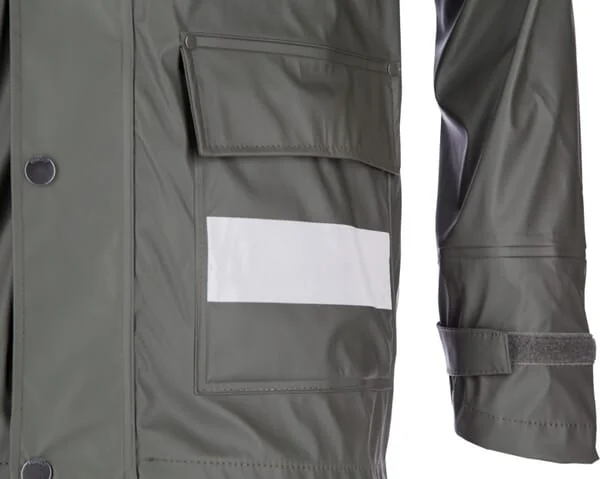Kramp - KW3182025050 - Raincoat, Green, Size M, EU:50, Kramp Protect
