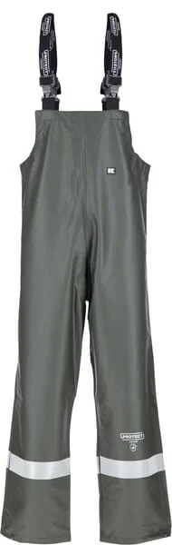 Kramp - KW3182225062 - Waterproof Bib Overalls, Size 3XL UK:46, Green, Kramp Protect