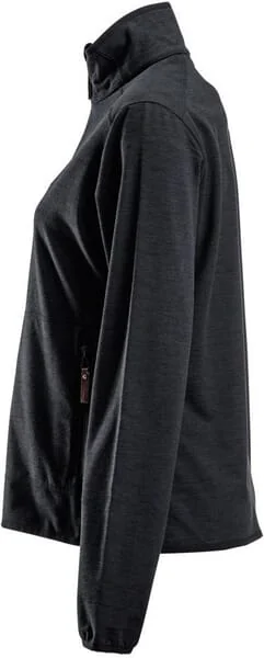 Kramp - KW5011101811060 - Women's 1/2 Zip Fleece Shirt, Dark Grey 2XL