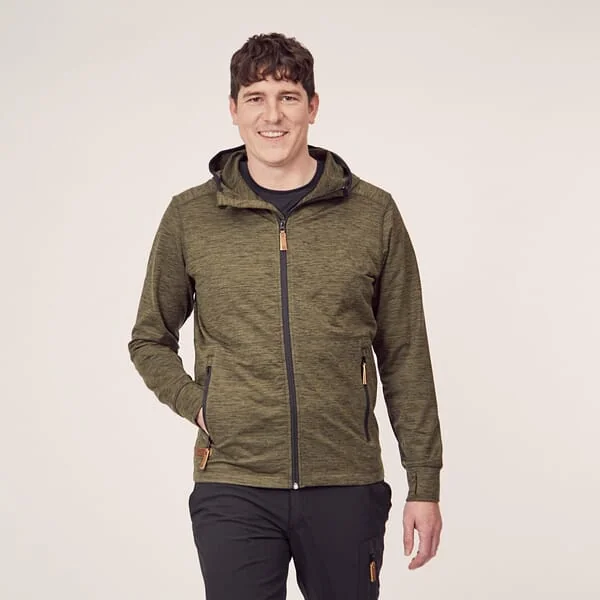 Kramp - KW5011201802062 - Fleece Jacket With Zipper And Hood Men's Olive 3xl