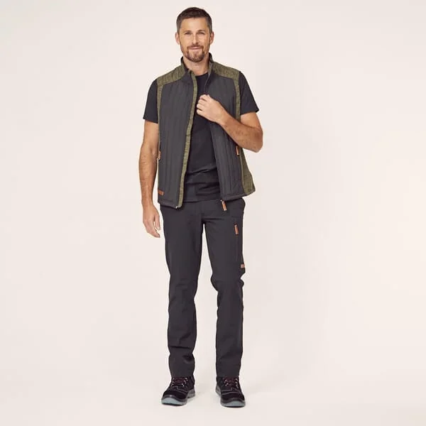 Kramp - KW5011401902056 - Hybrid Fleece Vest Men's Olive xl