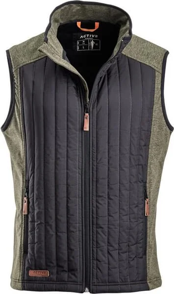 Kramp - KW5011401902066 - Hybrid Fleece Vest Men's Olive 4xl