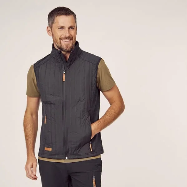 Kramp - KW5011401911068 - Hybrid Fleece Vest Men's Dark Grey 5xl