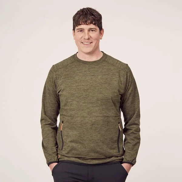Kramp - KW506101802046 - Men's Olive Fleece T-Shirt, XS