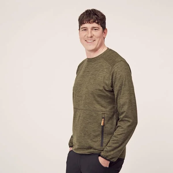 Kramp - KW506101802048 - Men's Olive Fleece T-Shirt, S