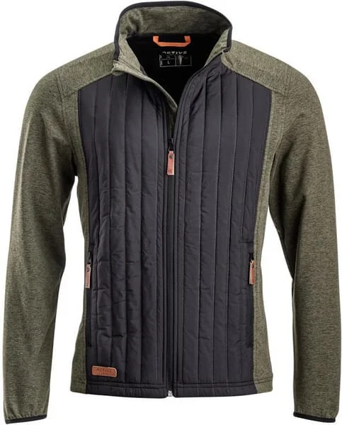 Kramp - KW506401902056 - Hybrid Fleece Jacket, Men's, Olive, XL