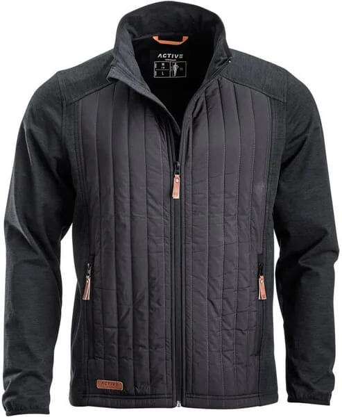 Kramp - KW506401911062 - Men's Hybrid Fleece Jacket Dark Grey 3XL