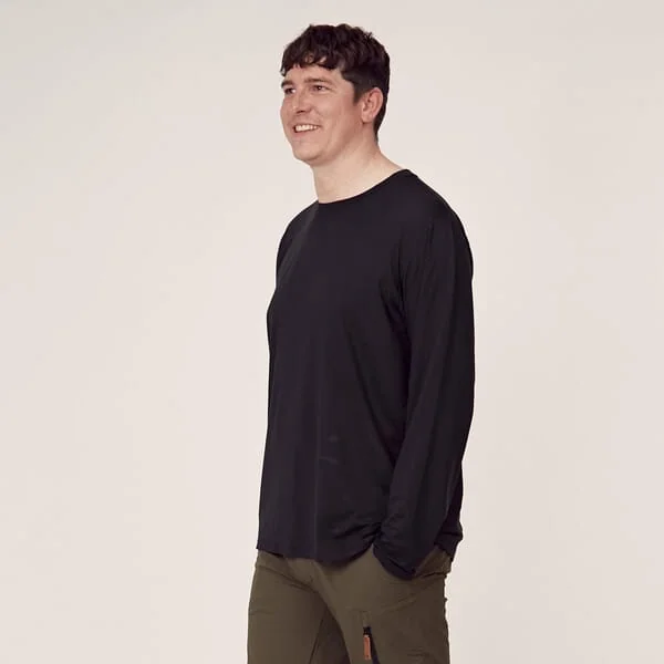 Kramp - KW507002201066 - Men's Long Sleeve T-Shirt, Black 4XL