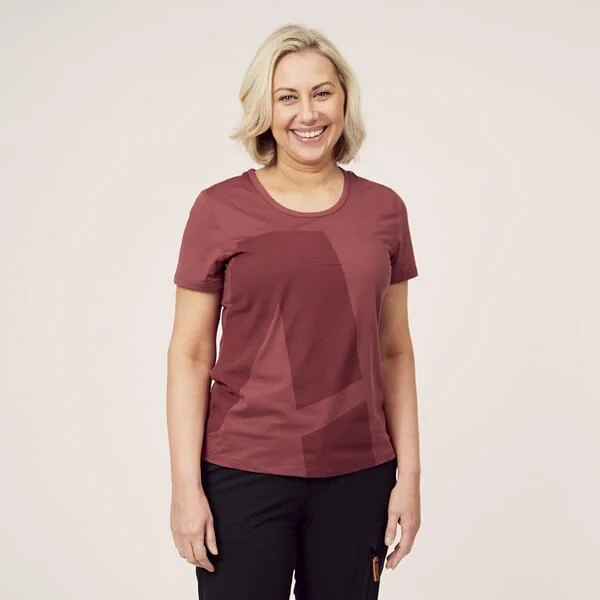 Kramp - KW507302212040 - Women's Short Sleeve T-Shirt, Red L