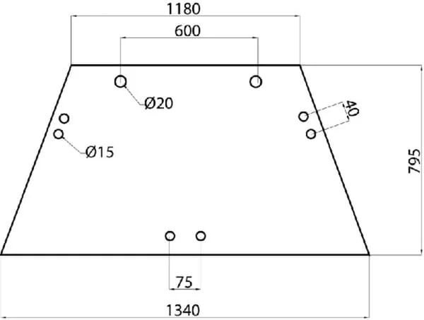 Kramp - L78726N - Kramp Windshield Foldable