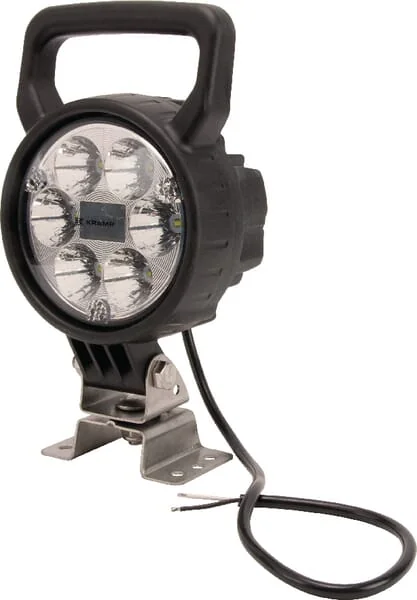 Kramp - LA10016 - Work Light LED, 25W, 2000LM, Round, 10/30V, Diameter 117mm, Spot Beam, 6 LED's, Kramp