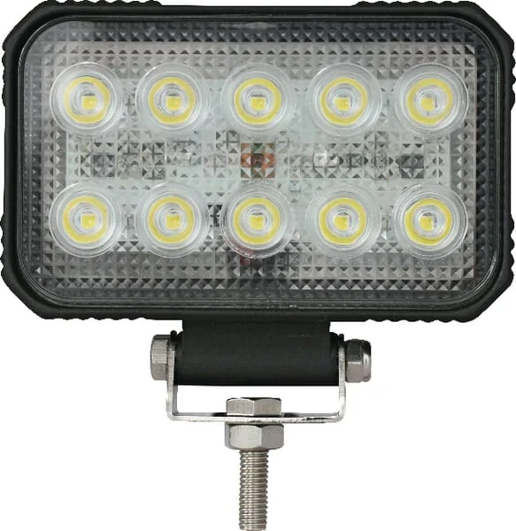 Kramp - LA10021 - LED Work Light, 15W, 1900LM, Rectangular, 10/30V, 150x37x100mm, Flood, 10 LED's, Kramp