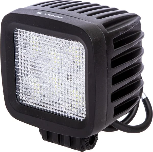 Kramp - LA10028 - LED Work Light, 42W, 3780LM, Square, 10/30V, 100x82x100mm, Flood, 6 LED's, Kramp