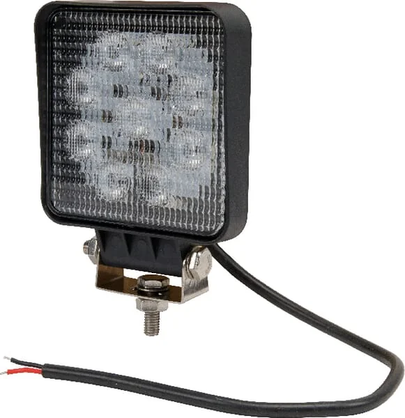Kramp - LA10052 - Work Light LED, 27W, 2376lm, Square, 10-30V, 135x41x109mm, Flood, Kramp