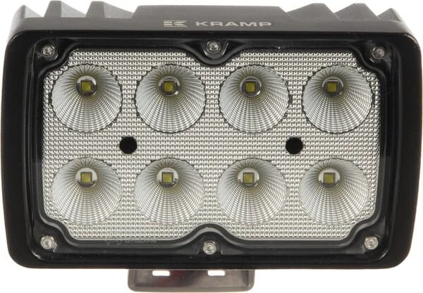 Kramp - LA10414 - Work Light LED, 40W, 4000LM, Rectangular, White, 152x75x108MM Deutsch Plug, Flood, 8 LED Diodes, Kramp